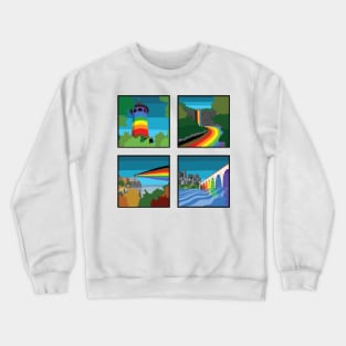 Minneapolis Landmarks Pride 4 Panel Crewneck Sweatshirt